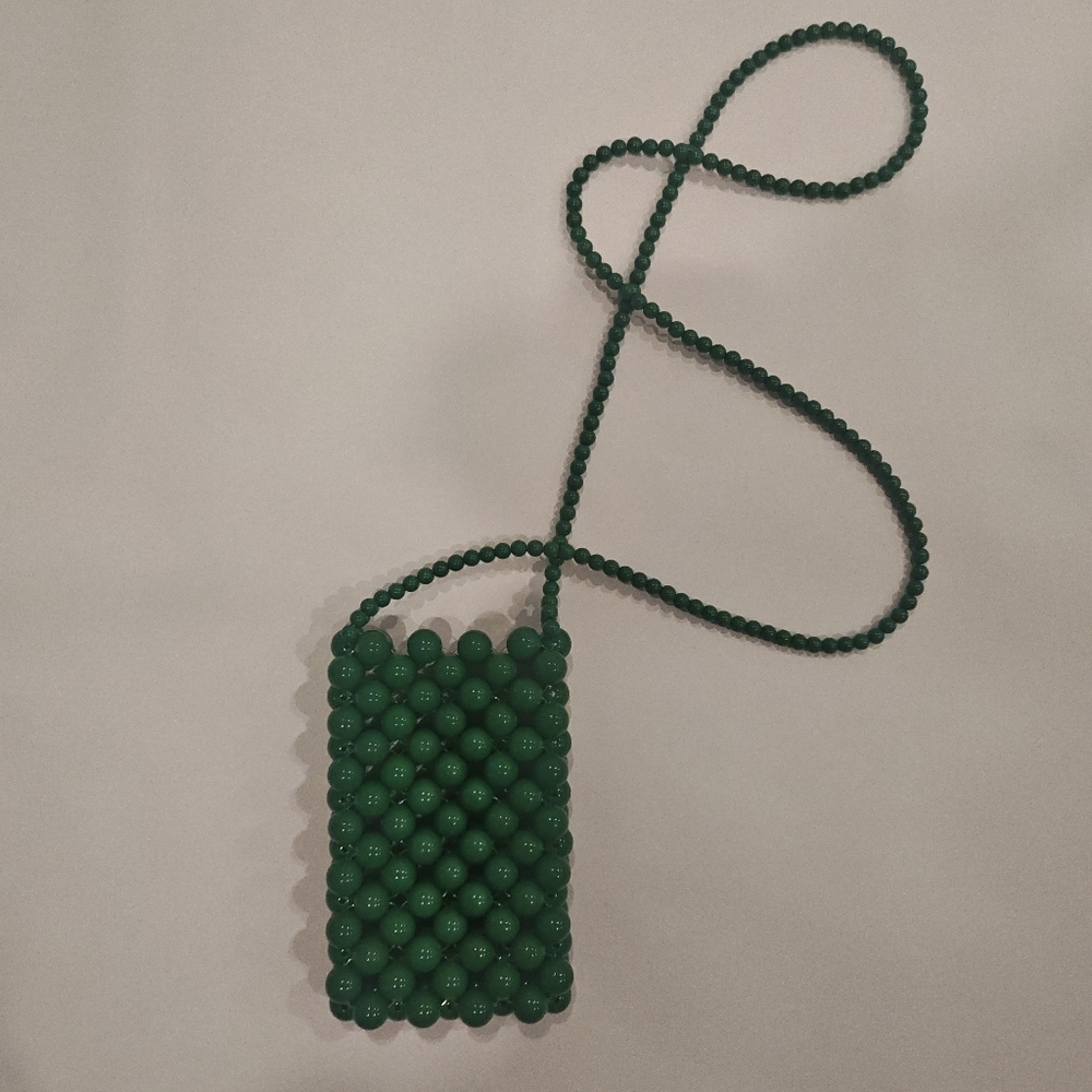 BEADED CELL PHONE BAG